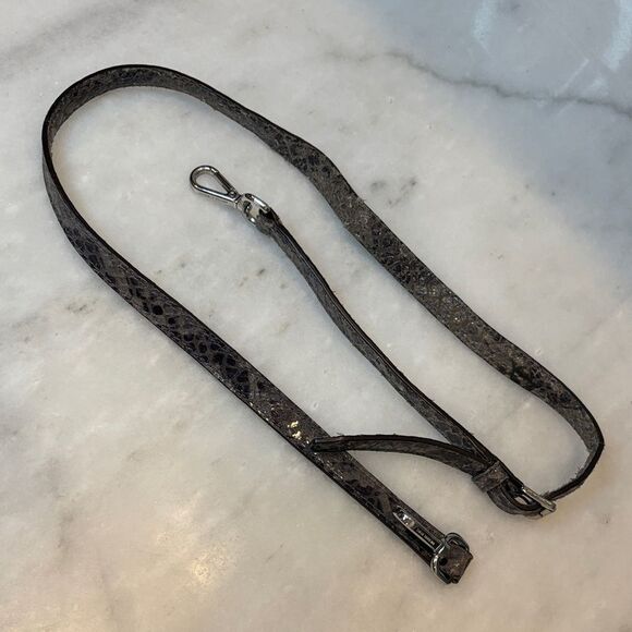 Michael Kors Selma Python Snakeskin Medium Convertible Tote Satchel - Picture 16 of 16